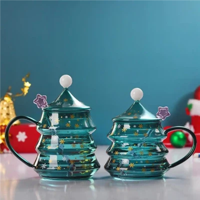 Božićna staklena čaša